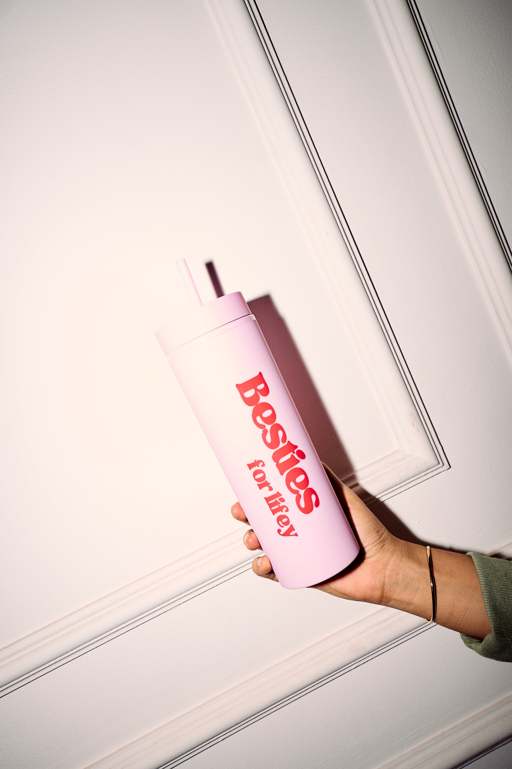 PINK/GREEN  BESTIE TUMBL