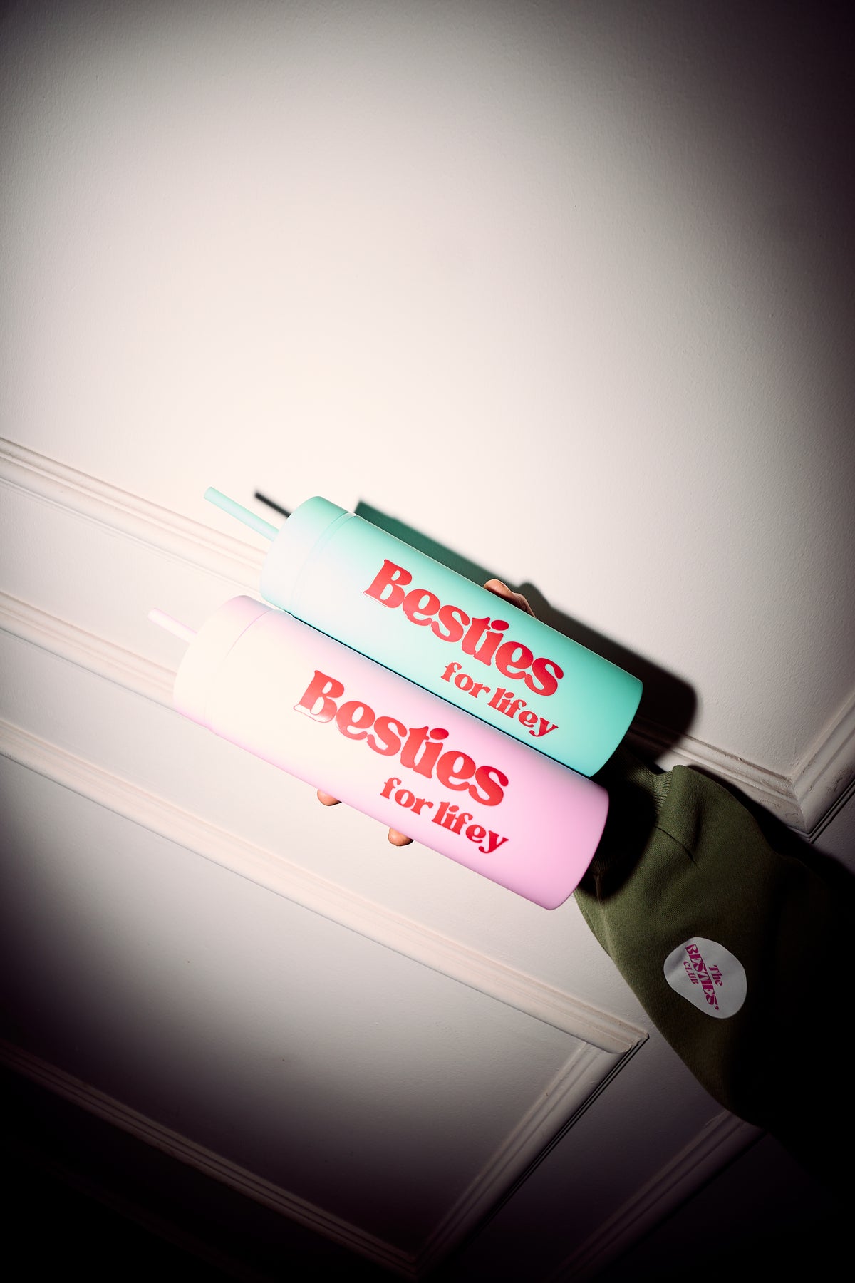 PINK/GREEN  BESTIE TUMBL