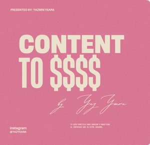 Content to $$$ | Guía Digital (PDF Download)