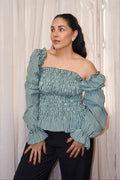 Yeni Top Green Gingham